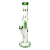 Skleněný bong s perkolací Grace Glass Lain Greener, 38cm