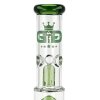 Skleněný bong s perkolací Grace Glass Greenie Tube, 35cm