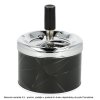 Cigaretový popelník kovový otočný Modern Design, 9cm