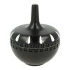 Drtič tabáku kovový Gyro Black, 3.dílný, 63mm