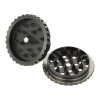 Drtič tabáku kovový Gyro Black, 3.dílný, 63mm