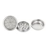 Drtič tabáku kovový Gyro Chrome, 3.dílný, 63mm