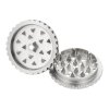 Drtič tabáku kovový Gyro Chrome, 3.dílný, 63mm