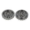 Drtič tabáku kovový Super Heroes ALU Grey, 2.dílný, 63mm