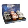 Kovový drtič tabáku Super Heroes Skull, 63 mm