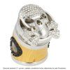 Kovový drtič tabáku Super Heroes Skull, 63 mm