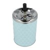 Cigaretový popelník kovový otočný Diamant modrý, 11cm