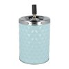 Cigaretový popelník kovový otočný Diamant modrý, 11cm