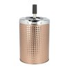 Cigaretový popelník kovový otočný Biggy starorůžový, 11cm