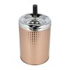 Cigaretový popelník kovový otočný Biggy starorůžový, 11cm