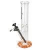 Skleněný bong Super Heroes Transparent Bent, 31cm