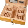 Humidor na doutníky Siglo žlutý, 41x31x14cm