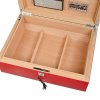 Humidor na doutníky Siglo červený, 41x31x14cm