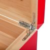 Humidor na doutníky Siglo červený, 41x31x14cm