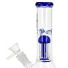 Skleněný bong s perkolací Iconix Blues Ice, 25cm