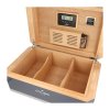 Humidor na doutníky Colibri Rally Blue, 40x25x16cm