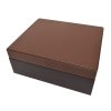 Humidor na doutníky Lethus, stolní, černohnědý