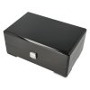 Humidor na doutníky Angelo Scary Black, 24x15x10cm