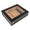 Humidor na doutníky Angelo Set 15D černý, 26x22x6,5cm