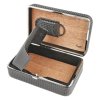 Humidor na doutníky Angelo Diamond Black II 19x12,5x7cm
