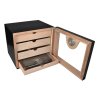 Humidor na doutníky Cabus Black, stolní