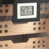 Humidor na doutníky Angelo Cabinet LED Carbon 22x22x30cm