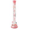 Skleněný bong s perkolací Grace Glass Golden LE Pink, 48cm