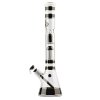 Skleněný bong s perkolací Grace Glass Golden Line Black, 46cm