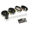 Skleněný bong Super Heroes Giftset Leaf, 19,5cm