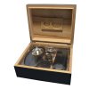 Doutníkový Humidor Set Oulus, černý, stolní