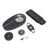 Doutníkový Humidor Set Oulus, černý, stolní