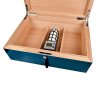 Humidor na doutníky Villagio, modrý, stolní