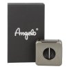 Doutníkový ořezávač Angelo V-Cut, vyštípávač, 23mm, anthracite