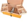 Humidor na doutníky Villagio, žlutý, stolní