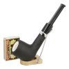 Dýmka Angelo Meerschaum, black matt, ring, filtr 9mm