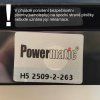 Elektrická plnička dutinek Powermatic V, černá