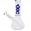 Bong sklo Nether Blue, 37 cm, perkolace