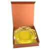Doutníkový popelník křišťál Octagon 18cm, 4D