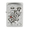 Zapalovač Zippo Wall Emblem, satin