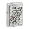 Zapalovač Zippo Wall Emblem, satin