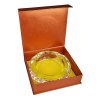 Doutníkový popelník křišťál Honeycomb 18cm, 4D, čirý