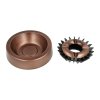 Cigaretový popelník kovový kulatý Copper, 13cm