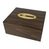 Humidor na doutníky Cigaros logo ořech 25D, stolní