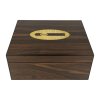Humidor na doutníky Cigaros logo ořech 25D, stolní