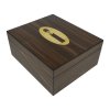 Humidor na doutníky Cigaros logo ořech 25D, stolní