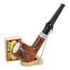 Dýmka Angelo Meerschaum Straight, filtr 9 mm