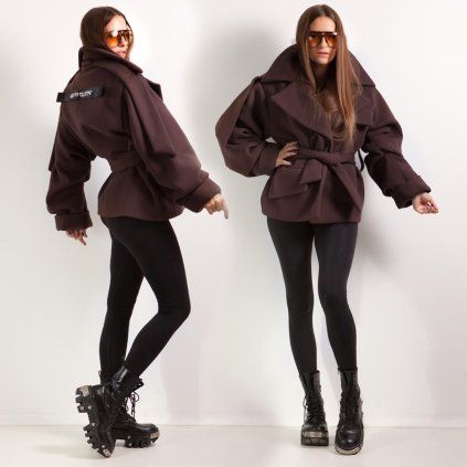 SHORT COAT CHOCO