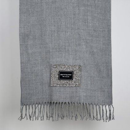 grey scarf
