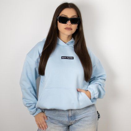 BASIC HOODIE icy blue