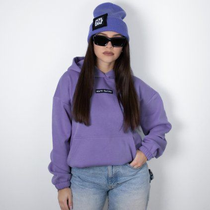 BASIC HOODIE violet